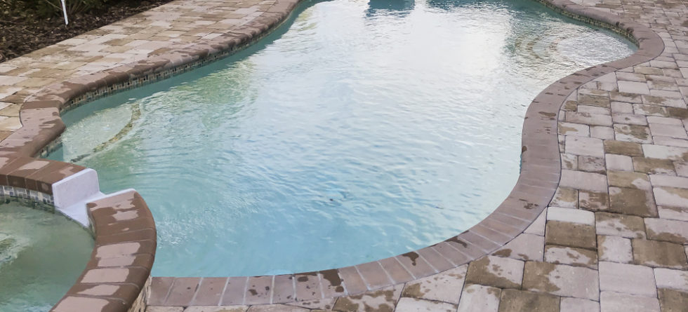 cheap option for around a pool pavers